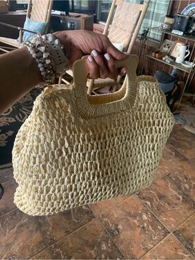 Minamist – Oversized Straw Tote Lined – Natural Texture & Effortless Style